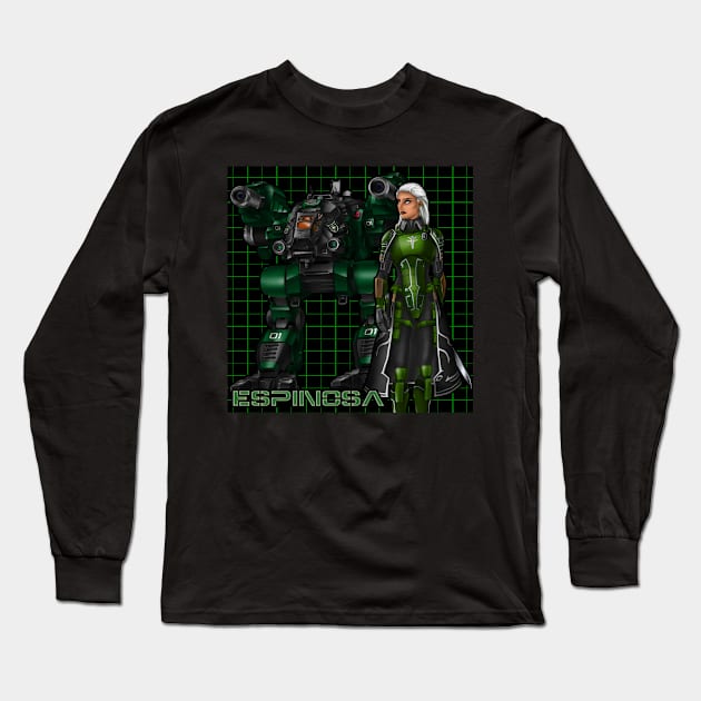 Espinosa Long Sleeve T-Shirt by Oswald's Oddities